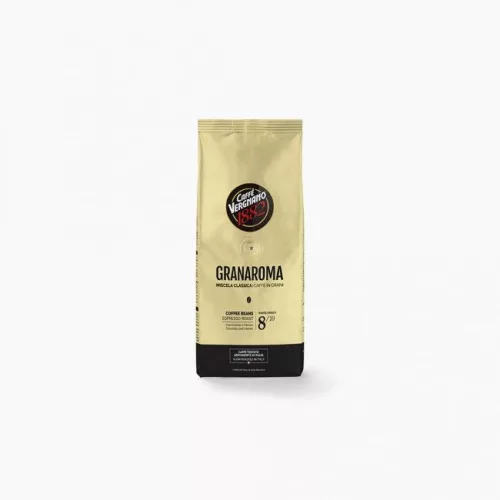 500g Caffè Vergnano 1882 Granaroma ganze Kaffeebohnen Mischung – Nespresso kompatible Kaffeekapseln