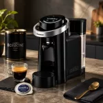 Caffè Borbone Bluemoon ESE Pad Kaffeemaschine (44 mm) – Schwarz