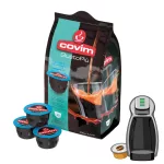 16 Stück Covim GustoPiú Suave Decaffeinato Dolce Gusto kompatible entkoffeinierte Kaffeekapsel – Nespresso kompatible Kaffeekapseln