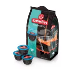 16 Stück Covim GustoPiú Suave Decaffeinato Dolce Gusto kompatible entkoffeinierte Kaffeekapsel – Nespresso kompatible Kaffeekapseln