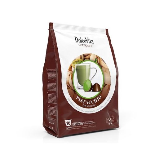 16 Stück Dolce Vita Pistazie Kapseln Dolce Gusto kompatibel – Nespresso kompatible Kaffeekapseln