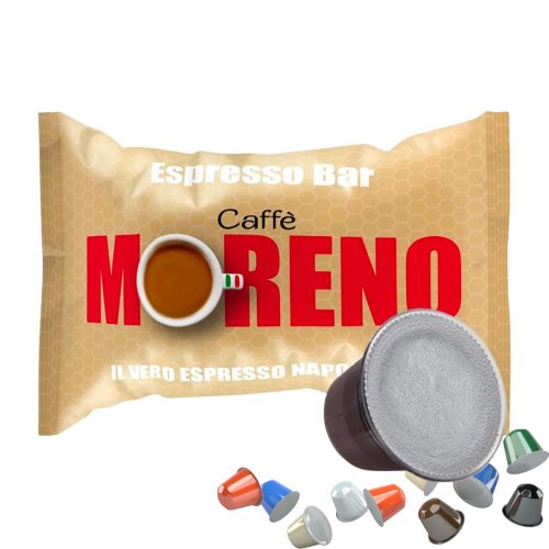 1 Stück Caffè Moreno Espresso Bar Nespresso kompatible Kaffeekapsel – Nespresso kompatible Kaffeekapseln