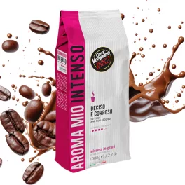 1 kg Caffè Vergnano 1882 Aroma Mio Intenso ganze Kaffeebohnen Mischung – Nespresso kompatible Kaffeekapseln