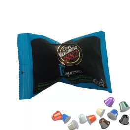 1 Stück Caffè Vergnano 1882 Espresso Decaf entkoffeinierte Nespresso kompatible Kaffeekapsel – Nespresso kompatible Kaffeekapseln