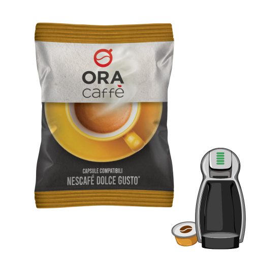 1 Stück Caffè ORA Dolce Gusto kompatible Kaffeekapsel – Nespresso kompatible Kaffeekapseln