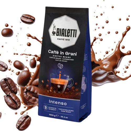 1 kg Caffè Bialetti Esperto Kaffeebohnen - Intenso – Nespresso kompatible Kaffeekapseln