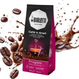 1 kg Caffè Bialetti Esperto Kaffeebohnen - Pregiato – Nespresso kompatible Kaffeekapseln