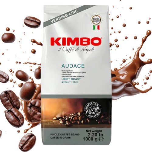 1 kg Kimbo Audace Kaffeebohnenmischung – Nespresso kompatible Kaffeekapseln