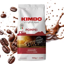 1 kg Kimbo Pompei Mischung Kaffeebohnen – Nespresso kompatible Kaffeekapseln