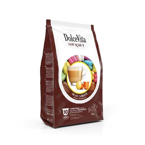 10 Stück Dolce Vita Macaron Mandel Kapseln Nespresso kompatibel – Nespresso kompatible Kaffeekapseln