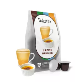 10 Stück Dolce Vita Creme Brulee Kapseln Nespresso kompatibel – Nespresso kompatible Kaffeekapseln