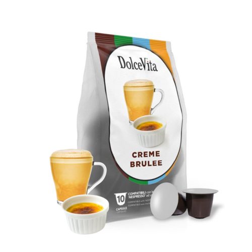 10 Stück Dolce Vita Creme Brulee Kapseln Nespresso kompatibel – Nespresso kompatible Kaffeekapseln