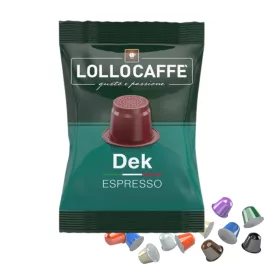 1 LolloCaffé Dek Nespresso kompatible Kaffeekapsel – Nespresso kompatible Kaffeekapseln