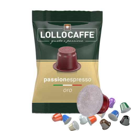 1 LolloCaffé Oro Nespresso kompatible Kaffeekapsel – Nespresso kompatible Kaffeekapseln