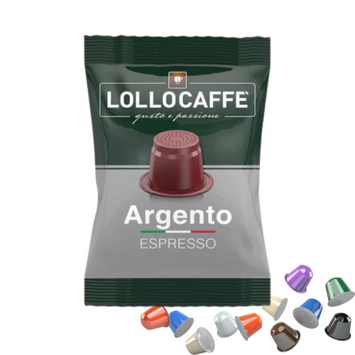 1 LolloCaffé Argento Nespresso kompatible Kaffeekapsel – Nespresso kompatible Kaffeekapseln