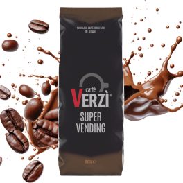 1 kg Caffé VERZI SUPER VENDING ganze Kaffeebohnen Mischung – Nespresso kompatible Kaffeekapseln