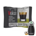 1 Stück Caffè Verzì Espresso Gran Crema Dolce Gusto kompatible Kaffeekapsel – Nespresso kompatible Kaffeekapseln