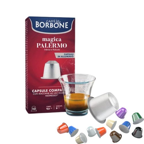 1 Kapsel caffè Borbone - Magica Palermo kompatibel Nespresso – Nespresso kompatible Kaffeekapseln