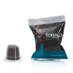 1 Stück Caffè Toraldo DECAFFEINATO Nespresso kompatible entkoffeinierte Kaffeekapsel – Nespresso kompatible Kaffeekapseln