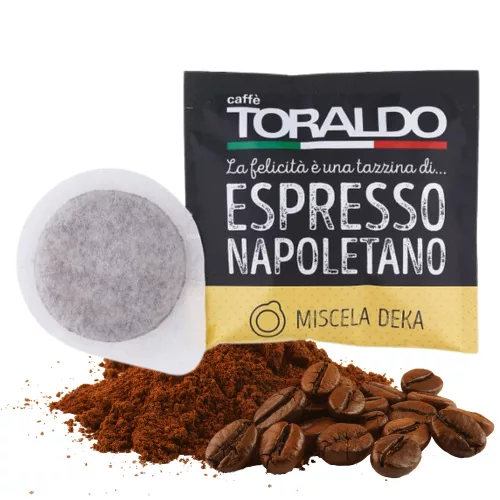 Toraldo Entkoffeiniert – ESE 44mm Kaffeepad für Espresso  