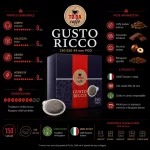 To.Da Gattopardo Gusto Ricco ESE 44 mm Kaffeepad – 1 Stk.