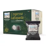 1 Stück l’Espresso Gattopardo Caffè Italiano Dakar Nespresso kompatible Kaffeekapsel – Nespresso kompatible Kaffeekapseln