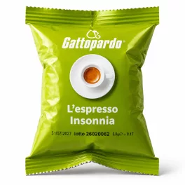   1 Stück l’Espresso Gattopardo Caffè Italiano Insonnia Nespresso-kompatible Kaffeekapsel