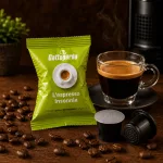 1 Stück l’Espresso Gattopardo Caffè Italiano Insonnia Nespresso-kompatible Kaffeekapsel