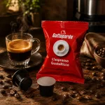 1 Stück l’Espresso Gattopardo Caffè Italiano Gusto Ricco Nespresso-kompatible Kaffeekapsel