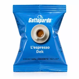   1 Stück Caffè Gattopardo Dek Nespresso-kompatible entkoffeinierte Kaffeekapsel