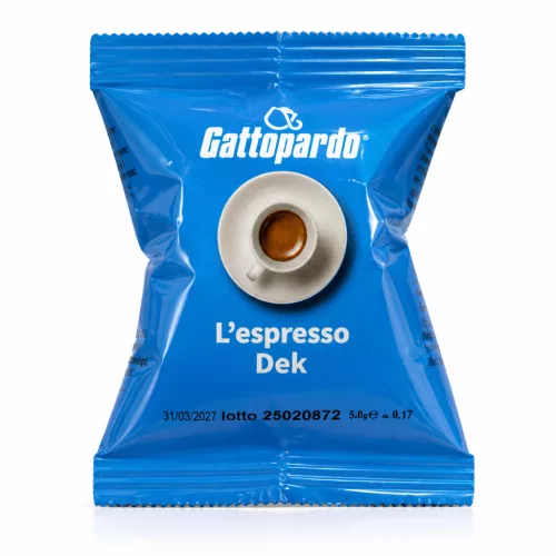 1 Stück Caffè Gattopardo Dek Nespresso-kompatible entkoffeinierte Kaffeekapsel