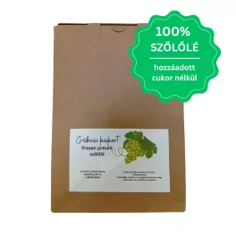 Kézműves szőlőlé 3 liter bag-in-box csomagolásban, 100% gyümölcs, hozzáadott cukor nélkül