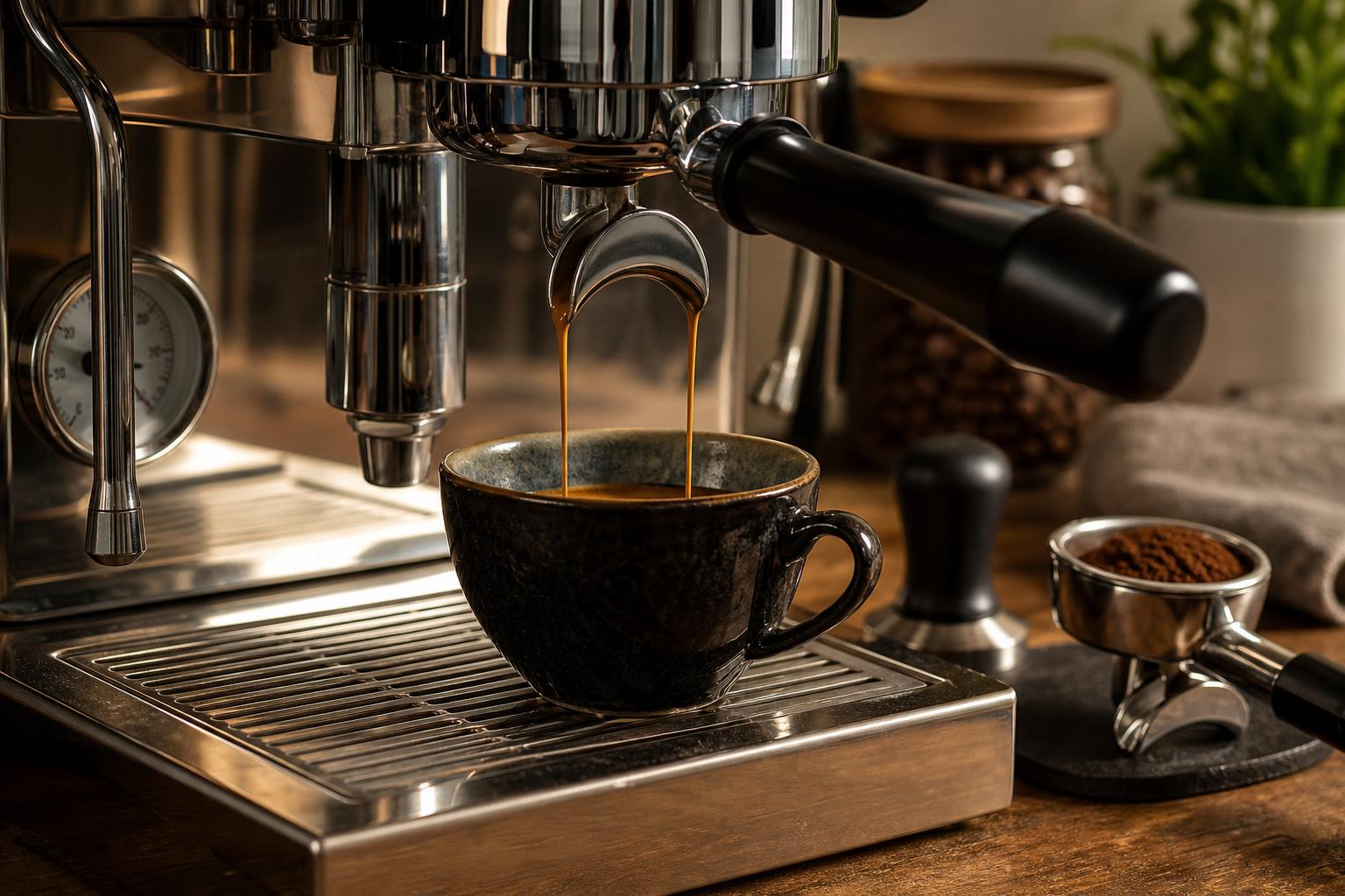 Espresso im Siebträger läuft zu schnell oder langsam